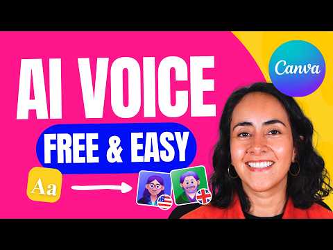 Free AI Voice Generator in Canva (Text to Speech)