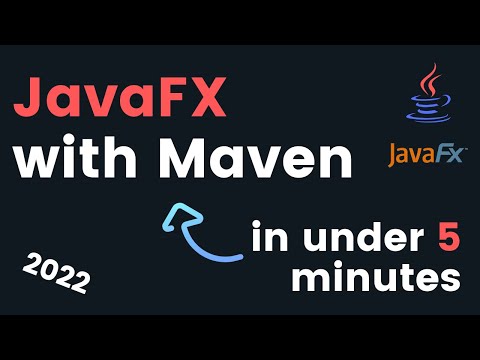 How to Set Up JavaFX with Maven | JavaFX Tutorial 2022 Version