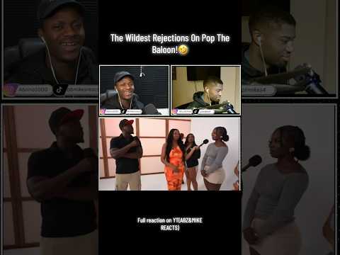 Wildest rejections on pop the baloon! #poptheballoon #dating