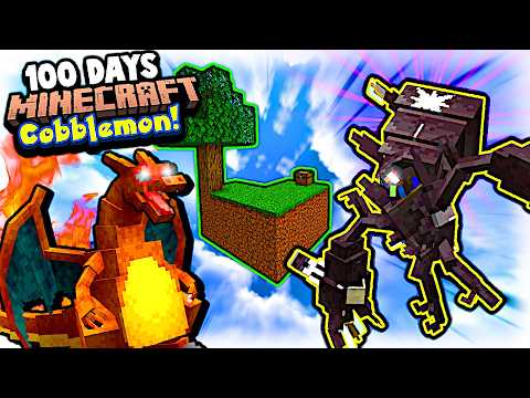 We Survived 100 Days in Skyblock in Hardcore Cobblemon