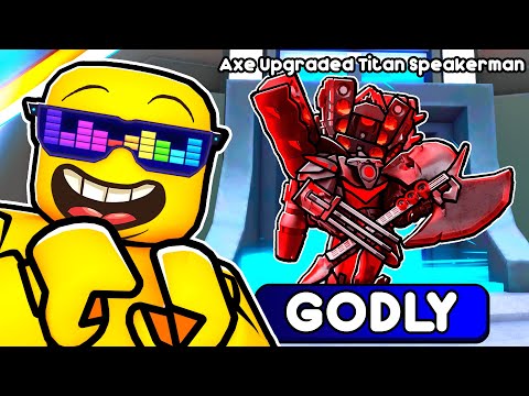 Unlocking AXE TITAN SPEAKERMAN In Toilet Tower Defense