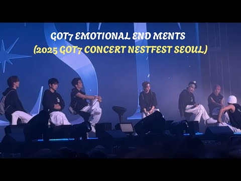 [Eng Sub] GOT7 Members’ Emotional End Ments | 2025 NESTFEST Day 3 | Fan Edit & Subbed Moments