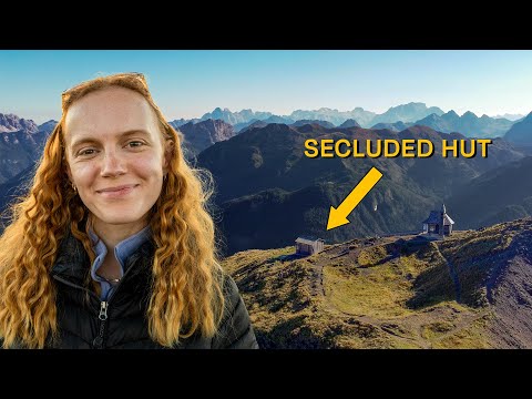 Overnight in a secluded mountain hut (it was FREE)