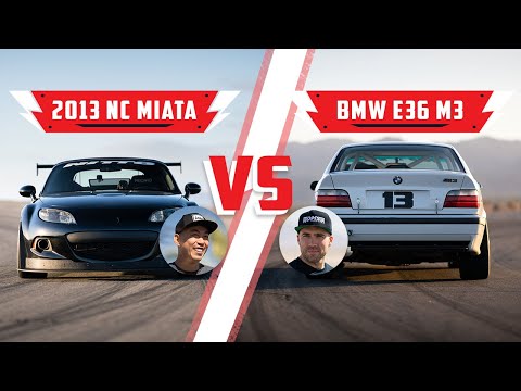 M3 vs Miata | Driver Battles