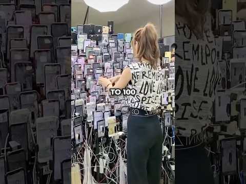 Streaming to 100 Phones in China! #shorts