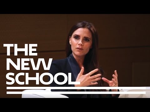 Victoria Beckham at Parsons School of Design