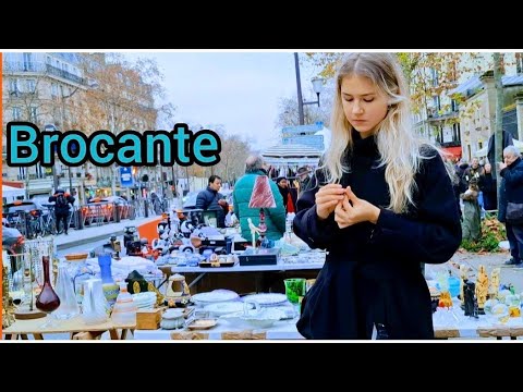 Paris France🇨🇵FLEA MARKET🏺MARCHÉS aux puces🛍ANTIQUITÉS old Things🪞BROCANTE🪑Cheap things🔥4KHDR Thrift