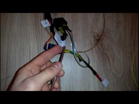 Кнопка + реле + предохранитель для подключения ПТФ и других устройств автомобиля