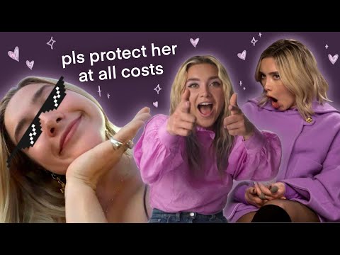 Florence Pugh being everyone's best friend for exactly 6 minutes