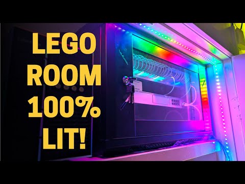 I finish the lighting in my Lego room with the SMLight A1-SLWF-03 WLED controller