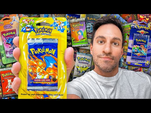 I Bought the OLDEST Pack at EVERY Card Shop