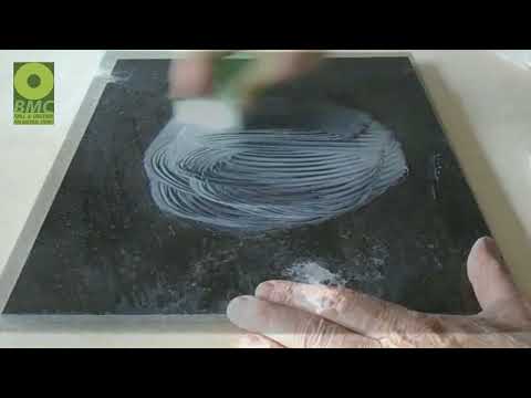 Remove severe etch marks on dark marble