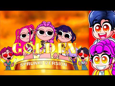 JINU and RUMI React to GOLDEN x SPRUNKI (K-Pop Demon Hunters Parody)