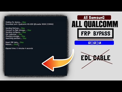 Finally🔥Without ANY EDL Cable, All SAMSUNG Qualcomm FRP BYPASS Android 12/13/14 New Security 2024.