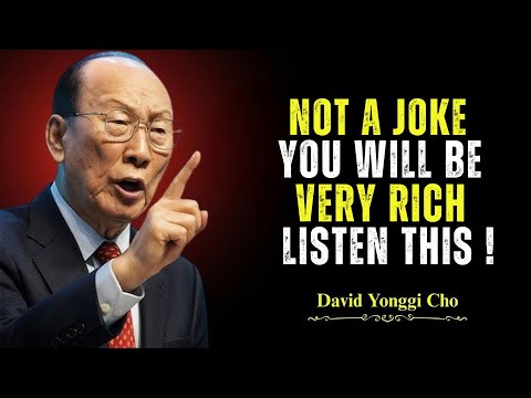 This Is Shocking! Listen Once and Money Starts Chasing You - Dr. David Yonggi Cho's