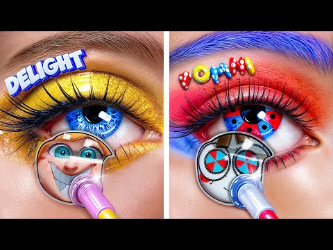 ¡Cambio de Imagen Extremo de Nerd a Pomni! ¡El Asombroso Circo Digital en la vida real!