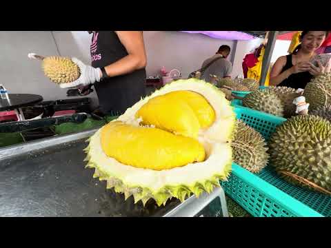 2025年榴莲季节开始了，在文冬可以选择大或小粒的猫山王！
