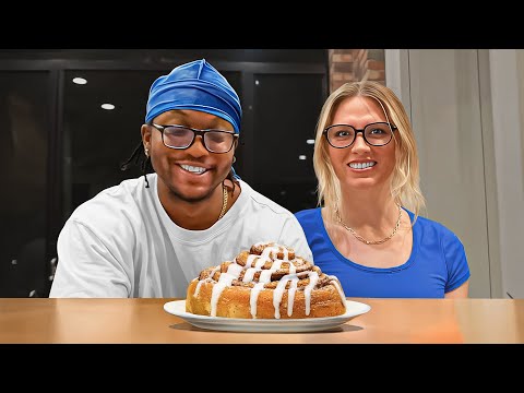 Baking CINNAMON ROLLS With QTCinderella!