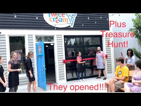 A Fun Episode! The Ice cream shop opens today! and I find some treasures!