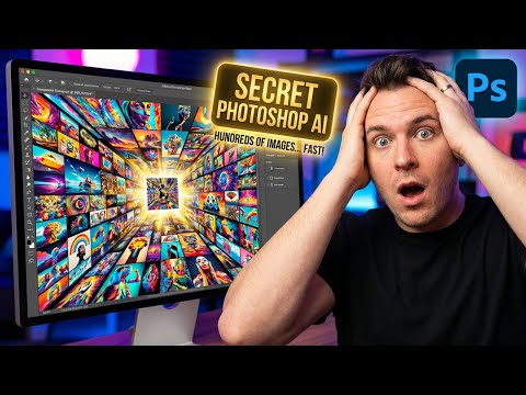SECRET Photoshop AI: Generate HUNDREDS of Images in BULK!