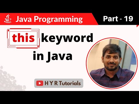 P19 - This keyword in Java | Core Java |