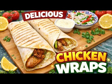 This Smoky Peri Peri Chicken Wrap Will Blow Your Mind 🤯🌯
