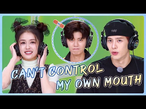 Jackson and Bai Lu: it feels so weird when there is a sound delay in the headphones😂 | CLIP