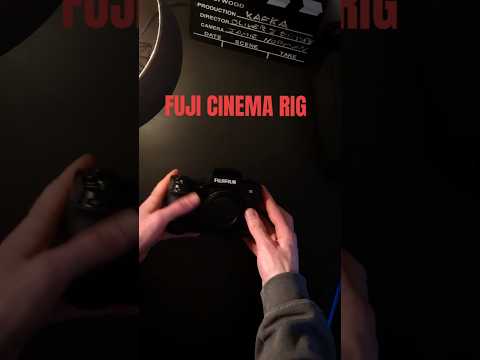 Building my Cinema rig for the FUJI X-H2S. All parts Smallrig #cinematographer #cinemarig #fujifilm