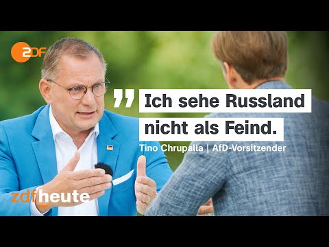 AfD leader Chrupalla in ZDF summer interview on Gaza, Russia and freedom of expression