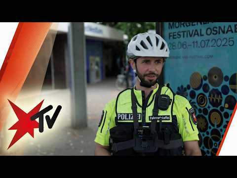 Fahrradpolizei wird beleidigt und bedroht: Eskalation bei Einsatz | stern TV