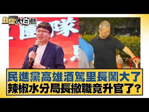 民進黨高雄酒駕里長鬧大了 辣椒水分局長撤職竟升官了?【#新聞大白話】20260422-3|#李永萍 #凌濤 #董智森