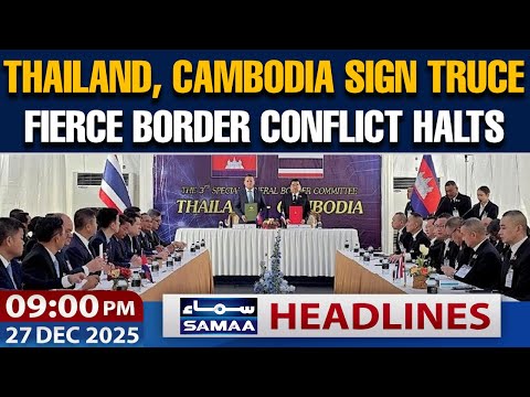 Thailand and Cambodia Sign Truce to Halt Fierce Border Conflict | 09 PM Headlines