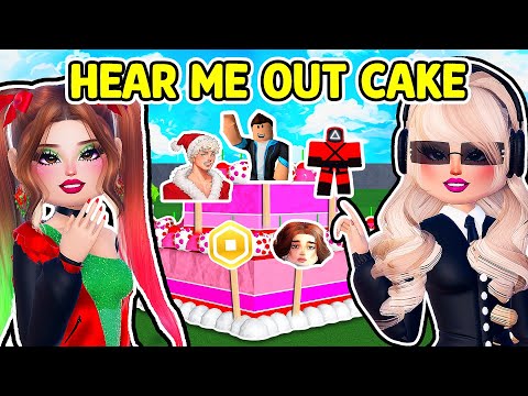 Building A "HEAR ME OUT CAKE" in BLOXBURG ft. Alaska Violet