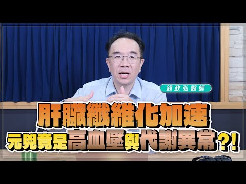 '25.12.10【名醫時間】錢政弘醫師：肝臟纖維化加速，元兇竟是高血壓與代謝異常？！