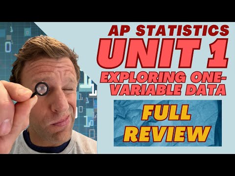 AP Statistics Unit 1 Full Summary Review Video