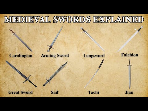 Every Medieval Sword Explained in 13 Minutes