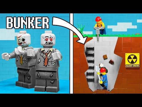 I built a MASSIVE LEGO FALLOUT ZOMBIE BUNKER