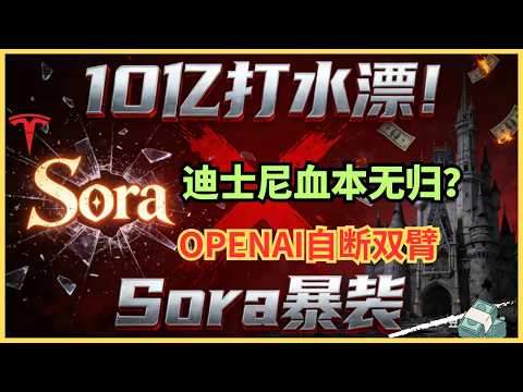 一天狂烧1500万！OpenAI亲手“杀死”Sora，迪士尼10亿美金惨遭血本无归？