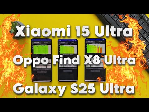 Oppo Find X8 Ultra vs Xiaomi 15 Ultra vs Samsung S25 Ultra - The Ultra Brutal Performance Test