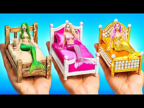 Doğum Günü İçin Deniz Kızı Odası Yenileme! Fakirlikten Süper Zenginliğe!