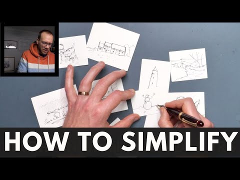 Simplify your line work - Sketching techniques