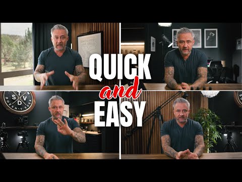 4 Youtube Studios 1 SMALL Bedroom In UNDER 4 MINS