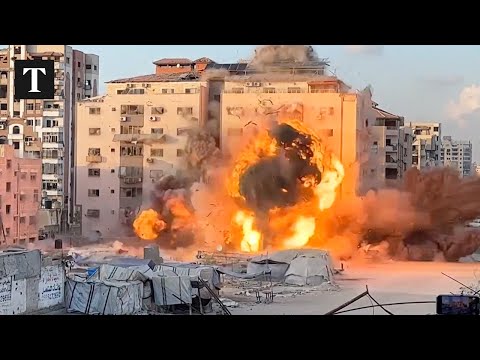 Israel Launches Major Bombardment on Gaza City