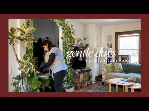vlog | postpartum week 10, cozy holiday decorations, Ikea, and knitting!