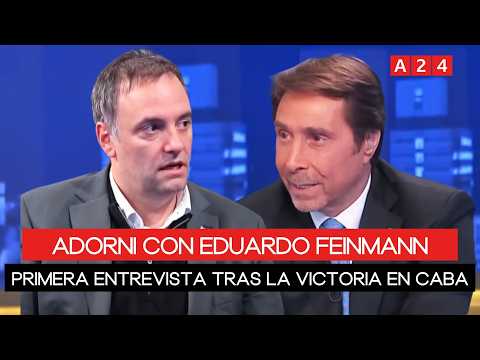 📢MANUEL ADORNI EN A24: TRIUNFO EN CABA Y LOS ANUNCIOS DEL GOBIERNO | ENTREVISTA COMPLETA
