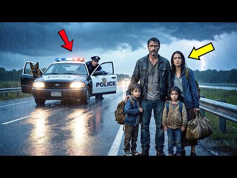 Officer and His Police Dog Saw a Family Walking in the Rain — One Decision Changed Their Lives!