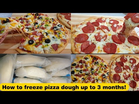 How to freeze and defrost pizza dough |How to store frozen dough up to 3 months| Bake N Roll