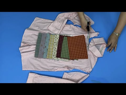 [DIY] I'll sew and put the remaining fabric in my shirt. | Look at the amazing work.