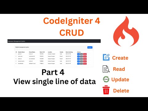 #4 How to view or see  a single line of data