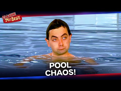 Bean's Swimming Pool Disaster! | Classic Mr Bean
